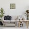 Stupell Industries Symmetric Flower Pattern Framed Floater Canvas Wall Art Design by Grace Popp